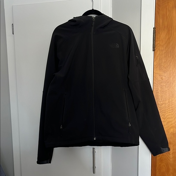The North Face Men’s Black Soft Shell Jacket Size L - Picture 1 of 10